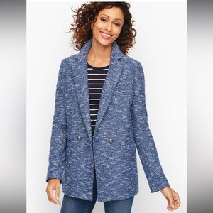NWOT Tweed Double Breasted Blazer (Size 24W)